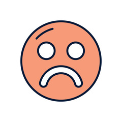 Sad Vector icon