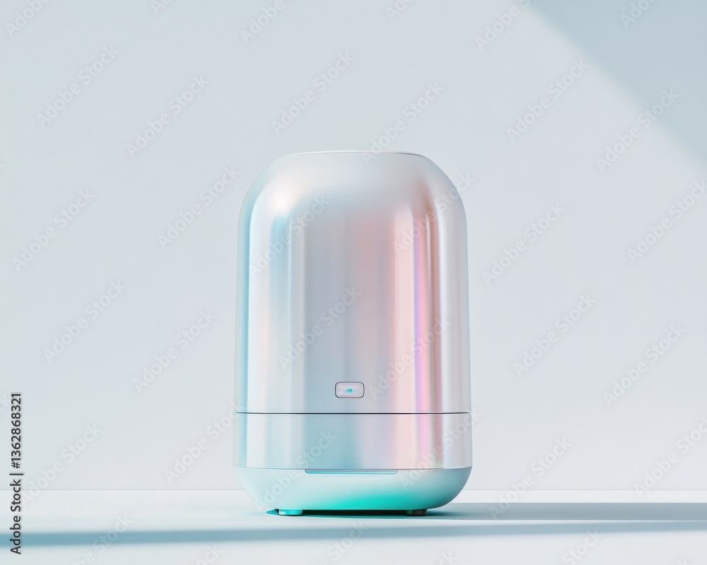 Leinwandbilder minimalist smart home iot device sleek wireless ai-enabled ambient technology blending futuristic de