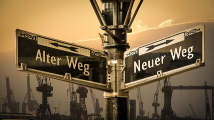 Signposts the direct way to New Path versus Old Path