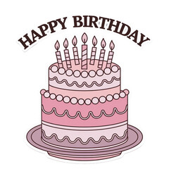 Vector Happy birthday 