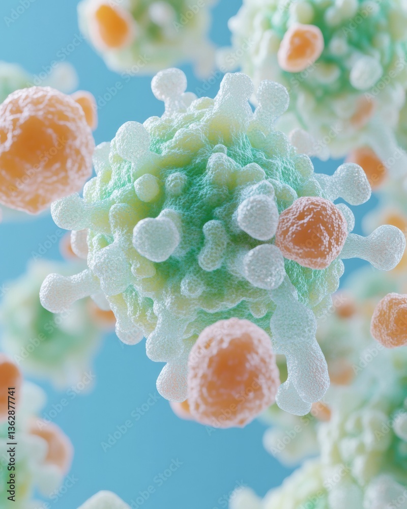Aufkleber next-gen molecular health visualization climate-responsive viral pathogen imaging for emerging disea