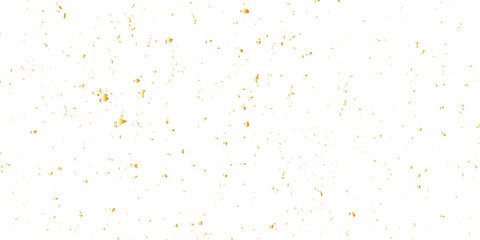 Abstract gold Foil splatter glitter Golden stroke on transparent background. zigzag ,ribbon,