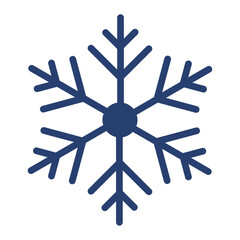 Isolated colored snowflake icon Flat design Vector