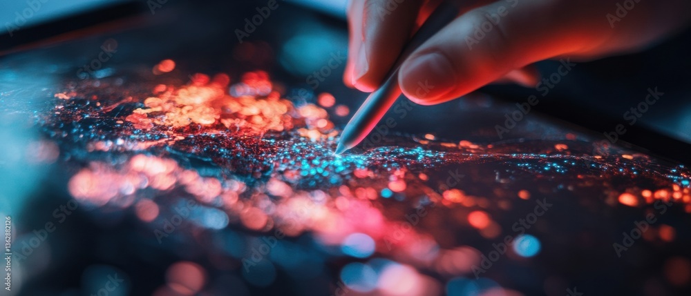 Aufkleber Neurodivergent Innovation Haptic Data Visualization with Micro-Interaction Design, Next-Gen Digital Manipulation of Interactive Sensory Interfaces