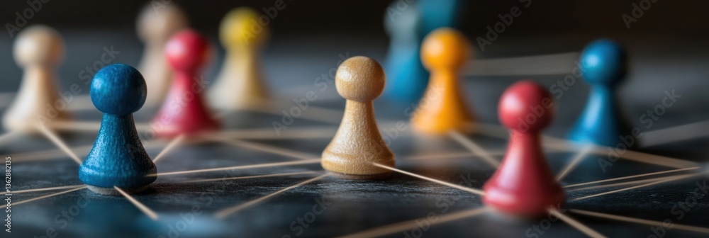Poster strategic network visualization ai-powered connectivity mapping for corporate innovation - next-gen 