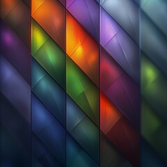Obraz premium colorful abstract geometric tile pattern