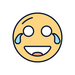 Laughing Vector icon
