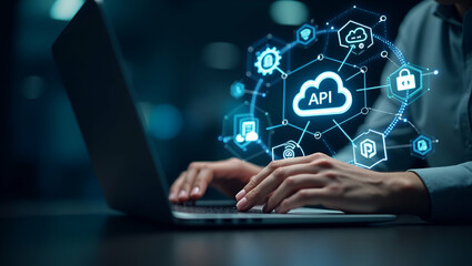 Enhance Your API Development Security: A Programmer's Guide to Cloud Computing Tools and Techniques for Application Software - Stock Photo Concept with Space