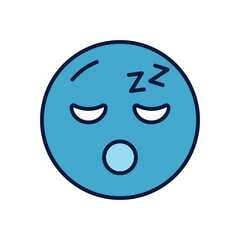 Sleeping Vector icon