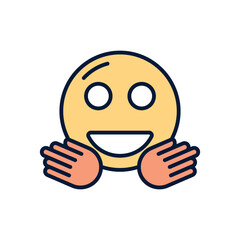 Hug Vector icon