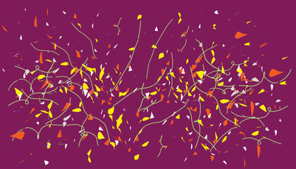 Background  sparkling confetti 