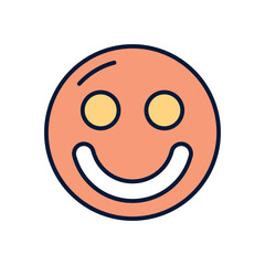 Happy Vector icon
