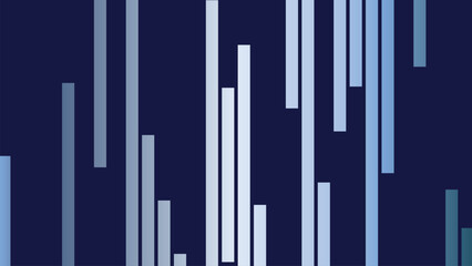 A modern, minimalist abstract background showcasing a dynamic arrangement of vertical rectangular shapes in various shades of blue-gray.