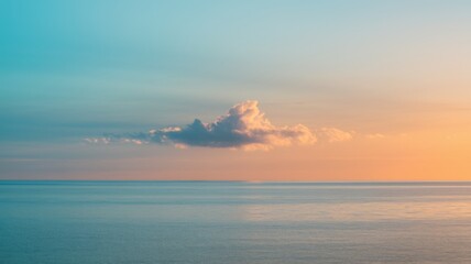 Obraz premium Tranquil Horizons – A Serene Seascape