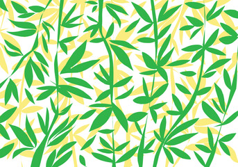 Fototapeta premium leaf and branch silhouette pattern background design .eps