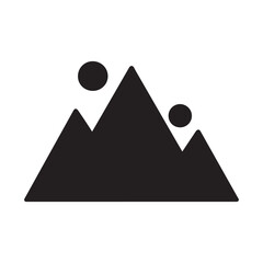 Mountain silhouette vector illustration eps 10