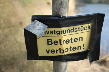 Betreten verboten
