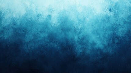Fototapeta premium Artistic Abstract Blue Gradient Background with Brush Strokes and Texture for Creative Design Projects