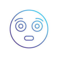 surprised Vector icon