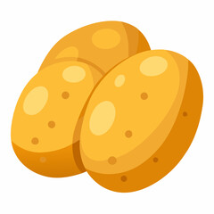 vector illustration of a  potato