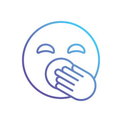 yawning Vector icon