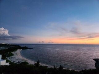 sunset over the sea(in Okinawa, Japan)
