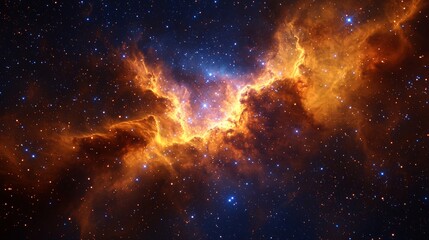 Astral Canvas: A Mesmerizing Tapestry of Cosmic Dust and Stellar Radiance