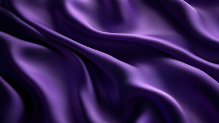 Obraz premium Luxurious purple silk fabric drapes in soft folds.