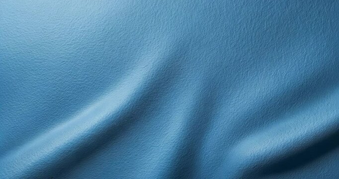 Blue felt fabric texture abstract backdrop. The surface of felted fabric texture in an abstract background of blue hue.