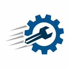 euro sign with gears