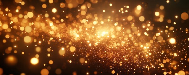 Obraz premium A mesmerizing blur of soft, glowing light dances against a deep, dark background, creating an ethereal atmosphere that evokes a sense of mystery and tranquility.