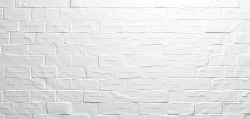 Rough-textured white brick wall background, showing mortar and subtle variations in brick shade, white brick wall, weathered brick