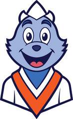 cartoon character of a man