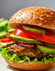 Hamburguesa vegetariana