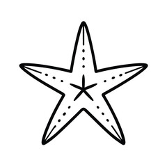 a five pointed starfish with subtle texture,