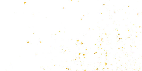 Abstract golden confetti falling down bokeh glitter and zigzag ribbon on transparent background. Design for holyday and celebration background. Vector illustration.