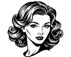 Vintage Beauty Retro Hairstyles and Classic Looks for Timeless Style Illustrations
