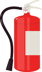 Fire extinguisher illustration 
