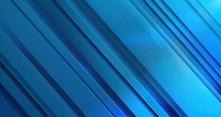 Blue background with diagonal lines and gradients for technology or digital design, abstract geometric pattern. illustration.