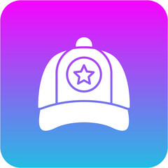Fototapeta premium Captain cap Icon