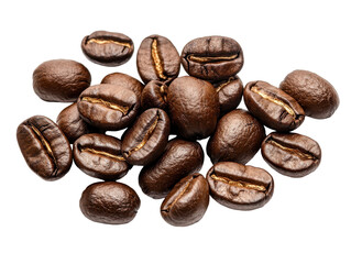 Isolated Coffee Beans