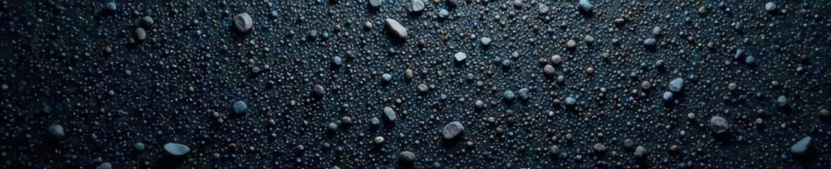 Dark gray asphalt, coarse texture, top-down view, rough, urban, dark
