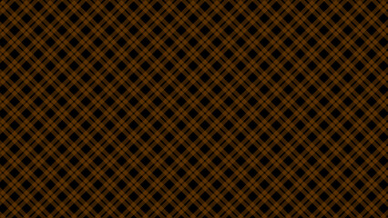 Brown and black diagonal background. Plaid checkered seamless pattern.