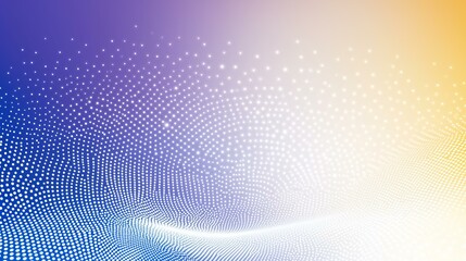Obraz premium A mesmerizing gradient background with twinkling dots creating a dynamic and futuristic visual experience