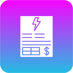 Electricity bill Icon