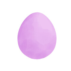 Purple easter egg