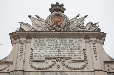 Seteais Palace triumphal arch, Sintra, Portugal