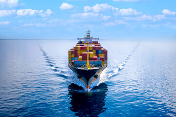 Global business import export logistic freight shipping transportation international
