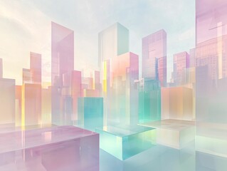 Pastel Cityscape