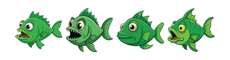 Set of Green Terror with Striking Realistic Features